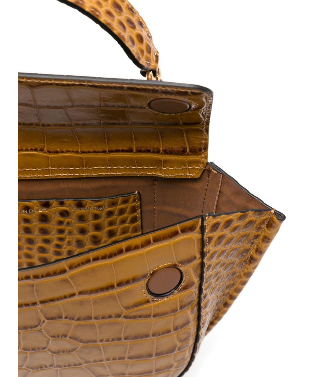 WANDLER Бежевая кожаная сумка тоут, фото 2