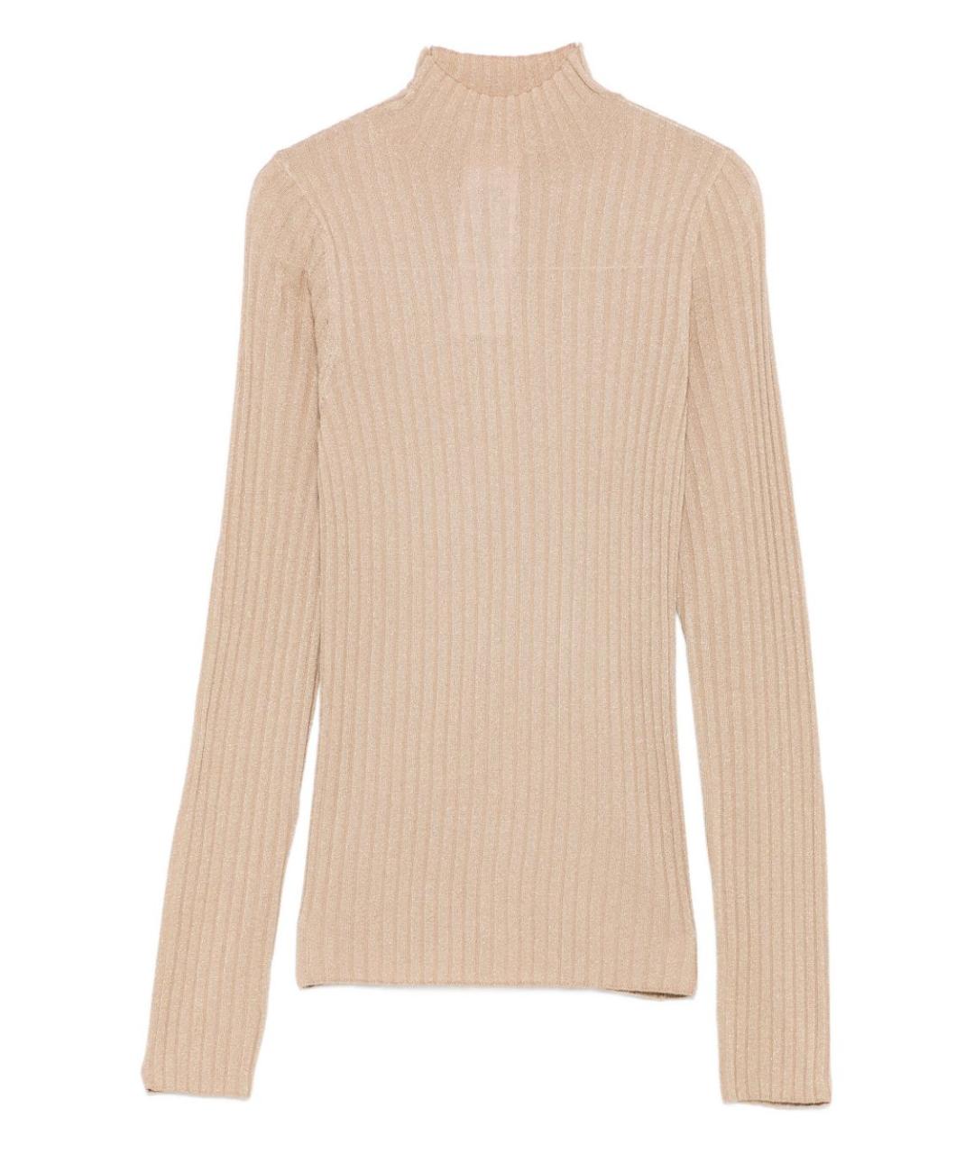 LIU JO Бежевый вискозный джемпер / свитер, фото 1