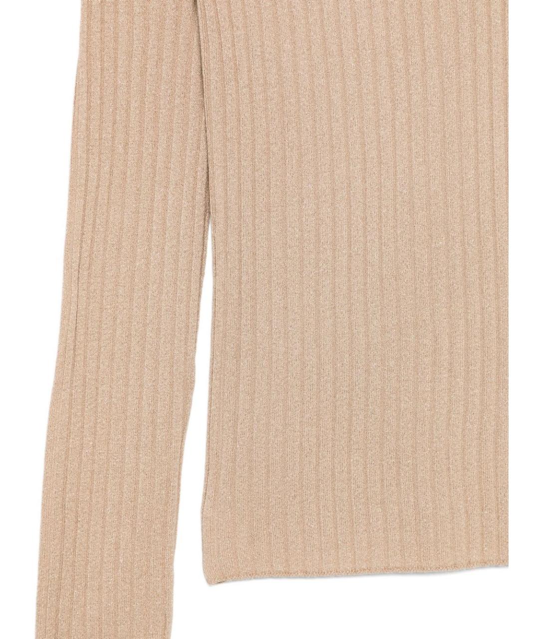 LIU JO Бежевый вискозный джемпер / свитер, фото 3