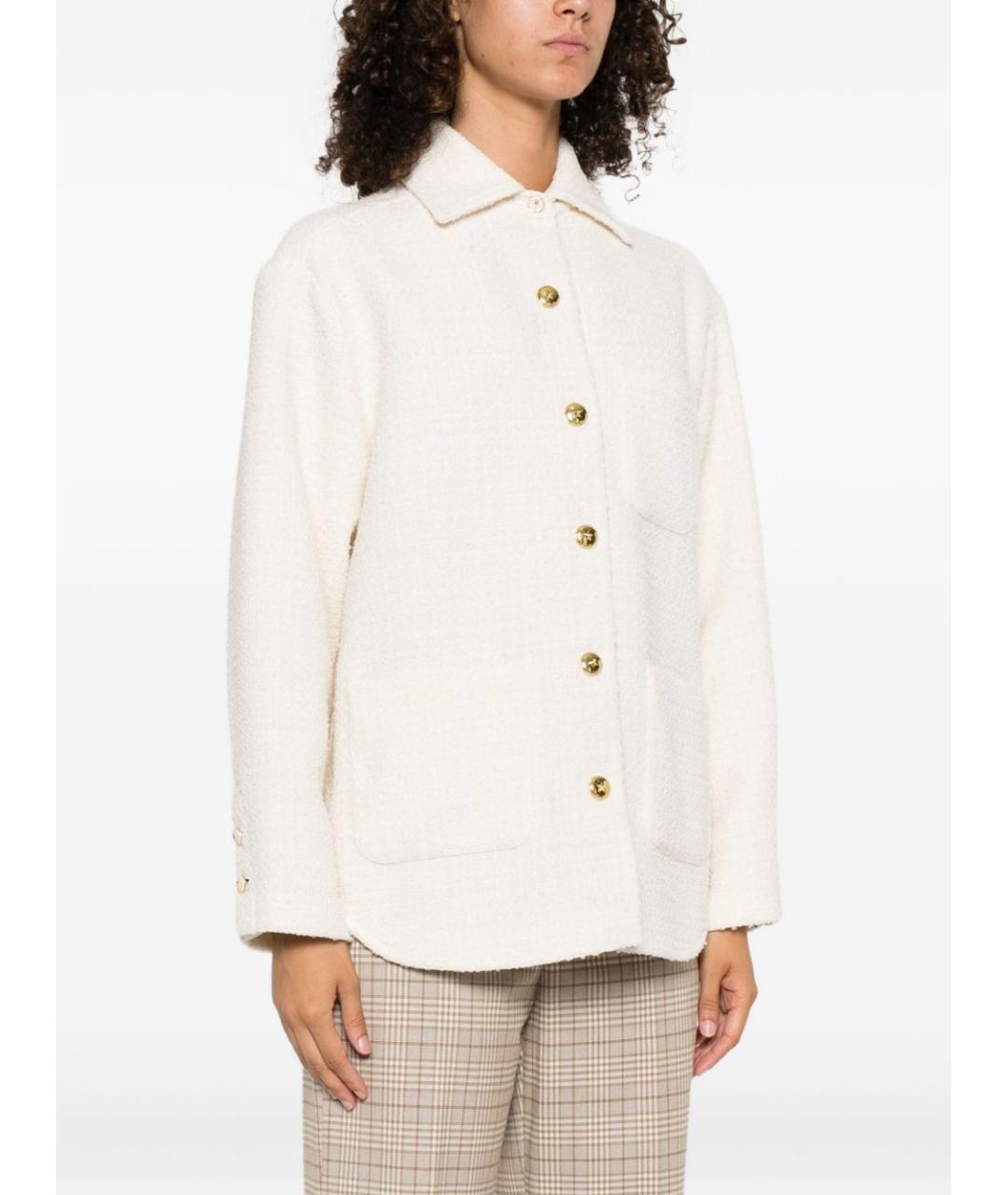 PINKO Белая полиэстеровая куртка, фото 3