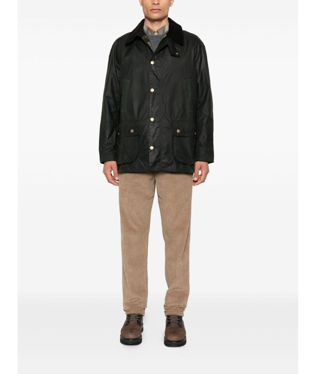 BARBOUR Зеленая полиэстеровая куртка, фото 5