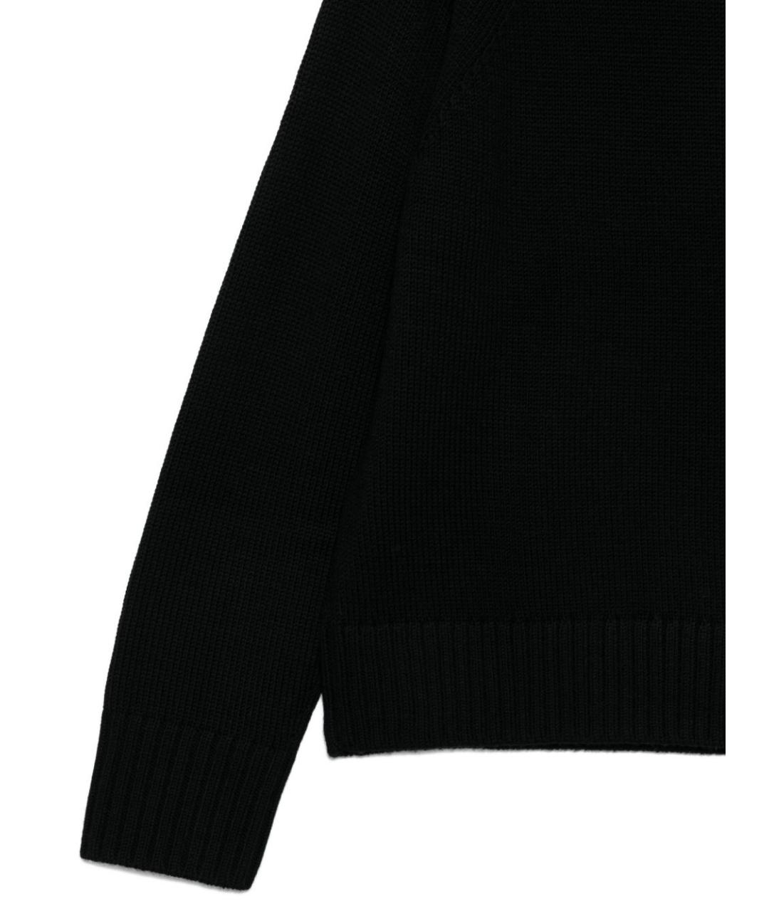 MICHAEL KORS Черный шерстяной джемпер / свитер, фото 2