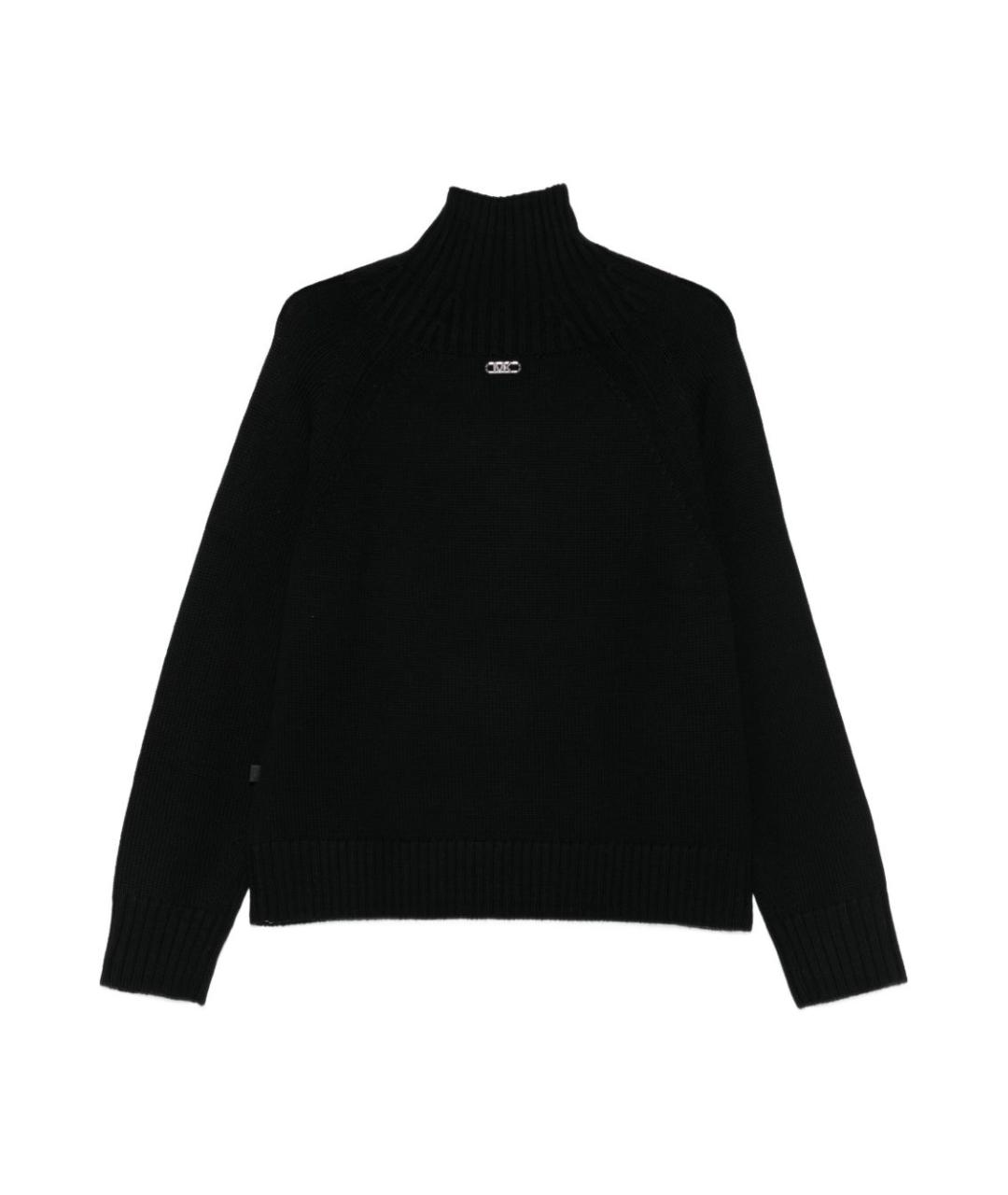 MICHAEL KORS Черный шерстяной джемпер / свитер, фото 3