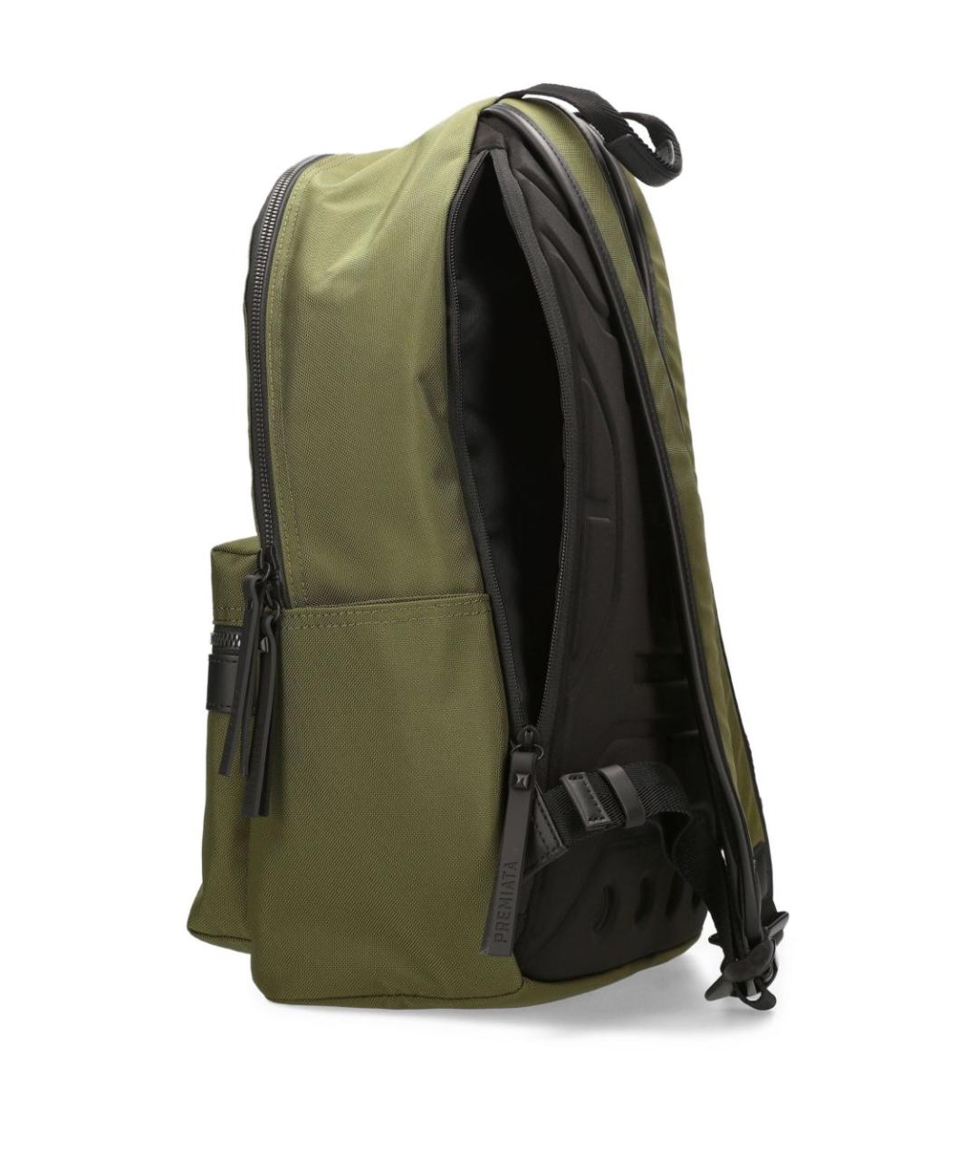 PREMIATA Зеленый тканевый рюкзак, фото 4