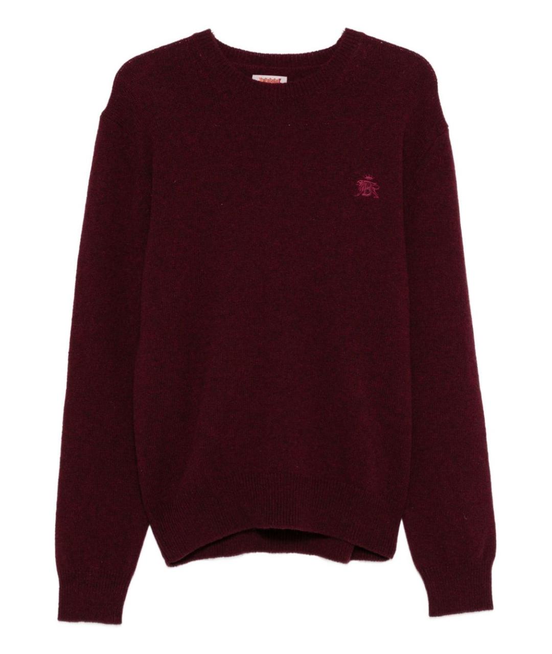 BARACUTA Бордовый шерстяной джемпер / свитер, фото 1