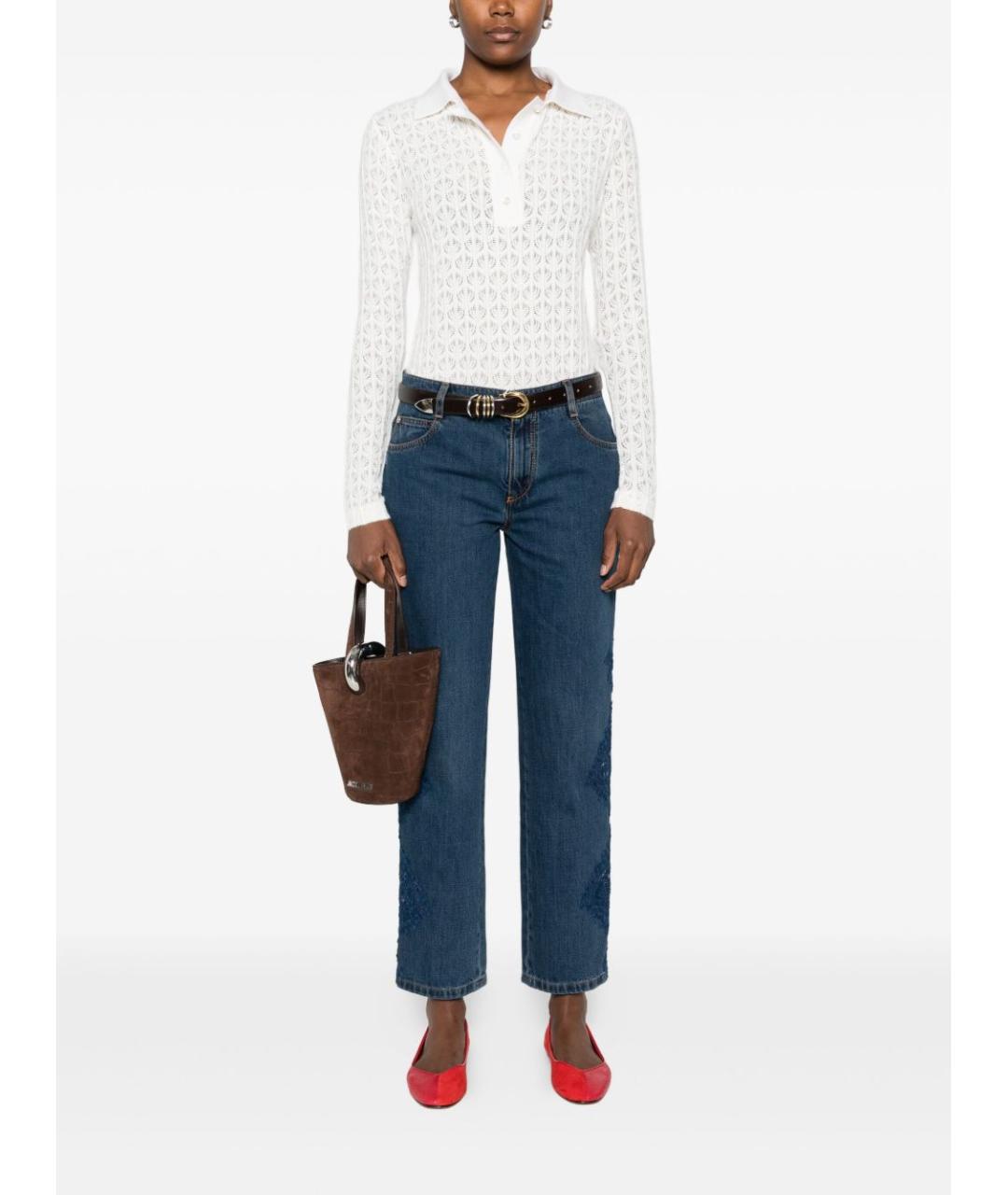 PINKO Белое полиамидовое боди, фото 2