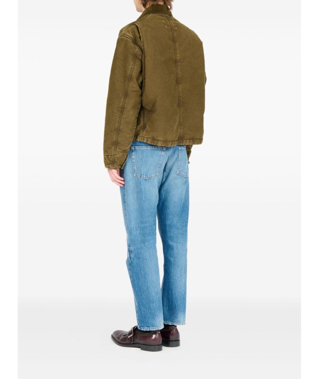 MAISON MARGIELA Хаки хлопковая куртка, фото 3