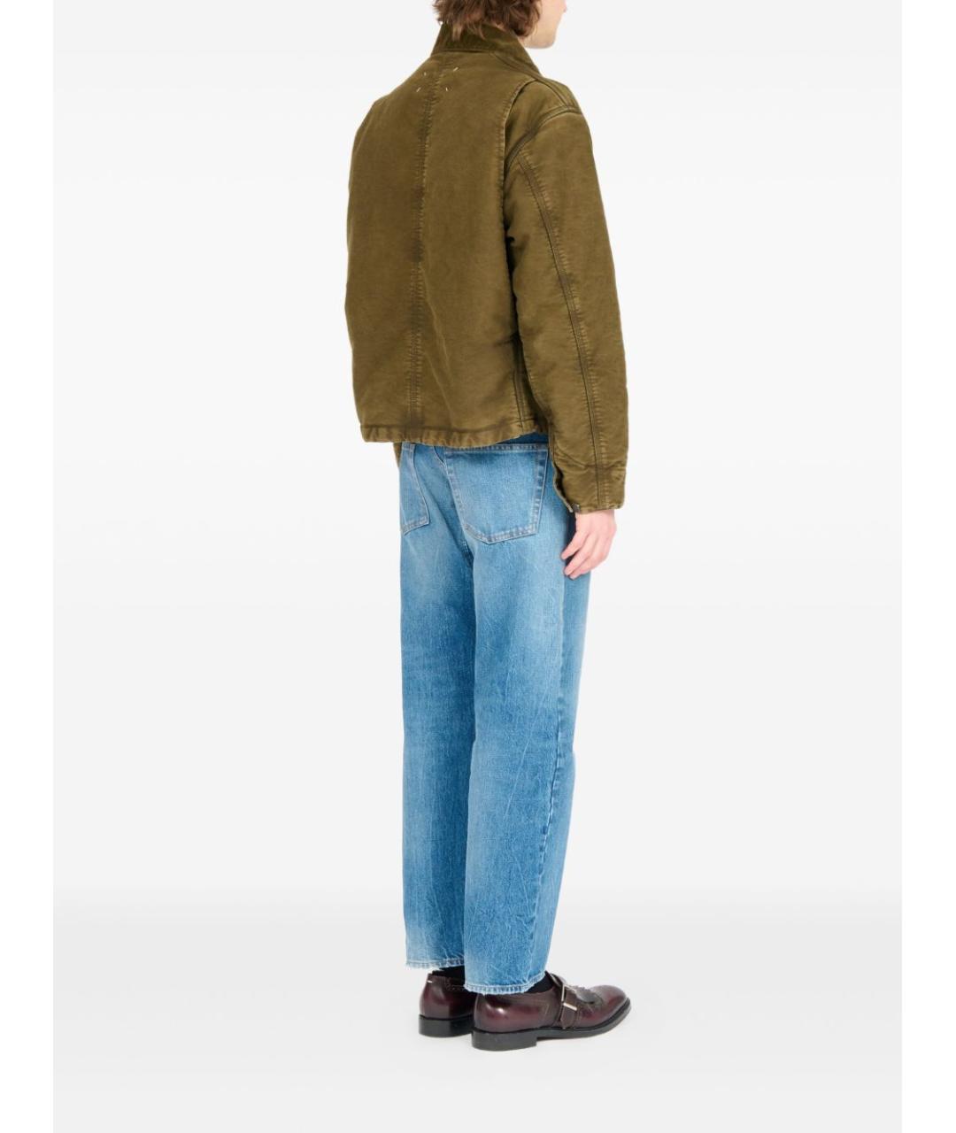 MAISON MARGIELA Хаки хлопковая куртка, фото 4