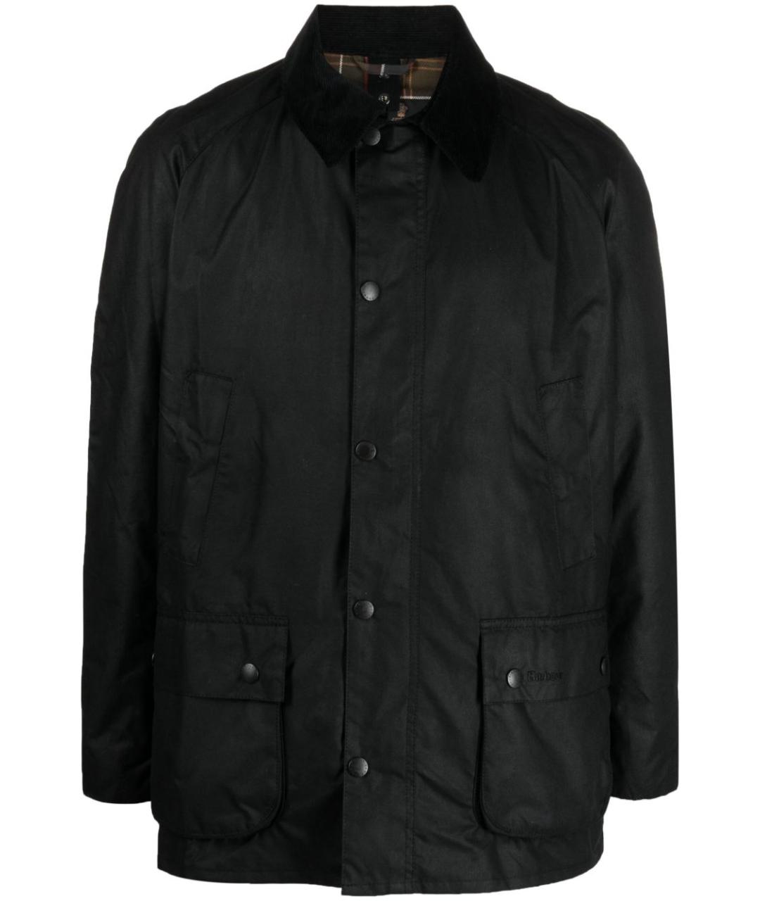 BARBOUR Черная хлопковая куртка, фото 1