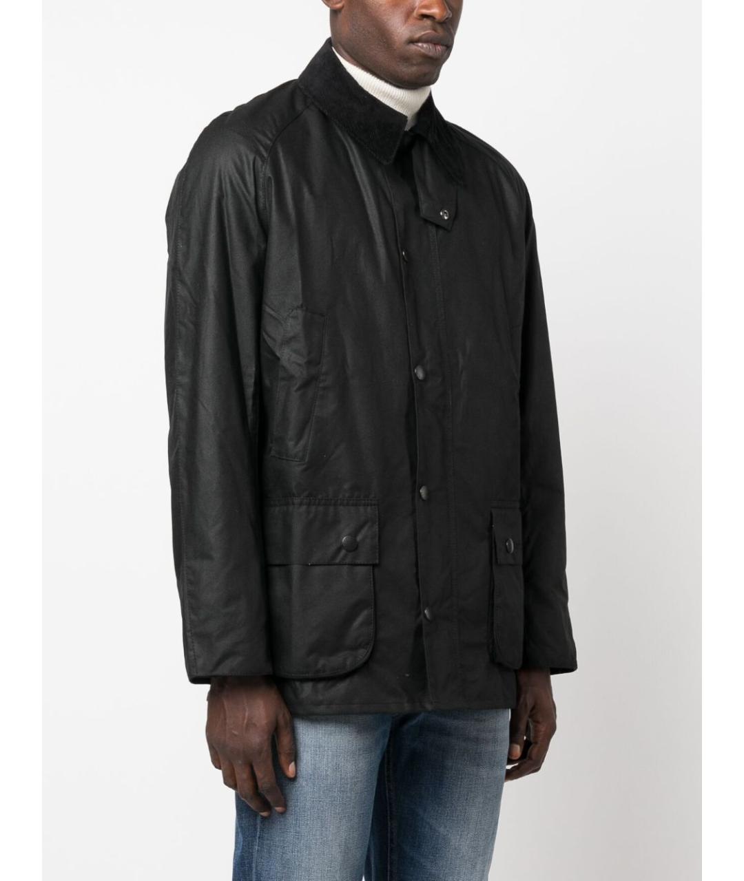 BARBOUR Черная хлопковая куртка, фото 3
