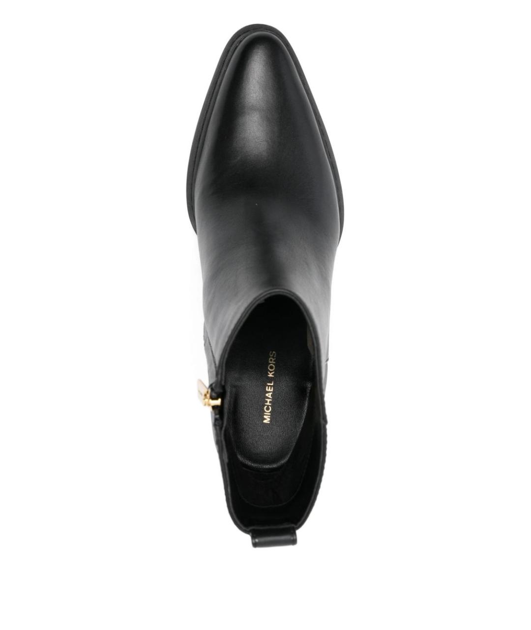 MICHAEL KORS Черные синтетические ботильоны, фото 3