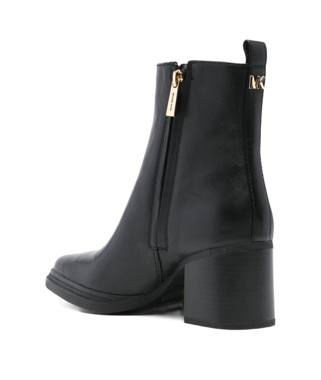 MICHAEL KORS Черные синтетические ботильоны, фото 2