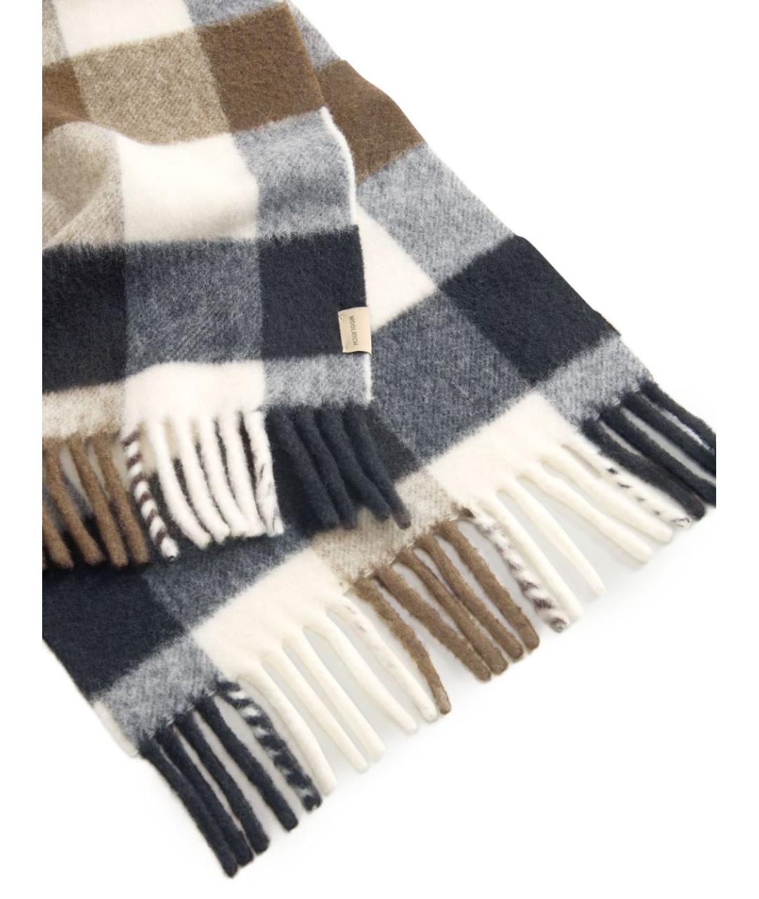 WOOLRICH Мульти шерстяной шарф, фото 2