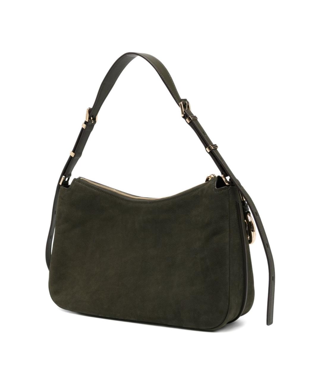 MICHAEL KORS Зеленая кожаная сумка через плечо, фото 2