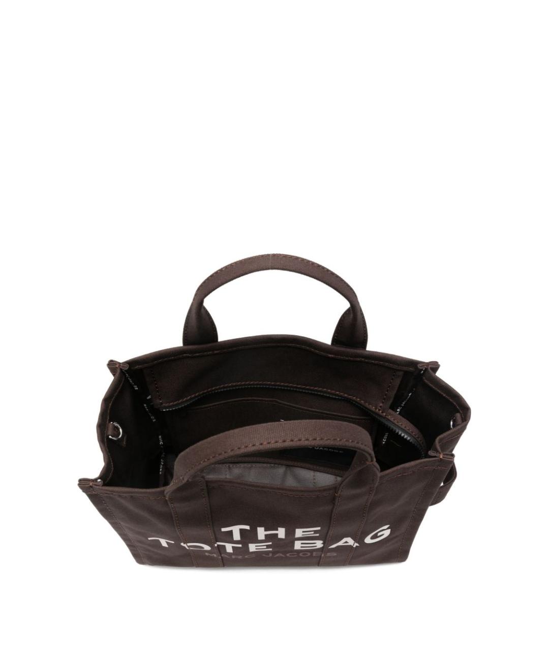 MARC JACOBS Коричневая тканевая сумка тоут, фото 3