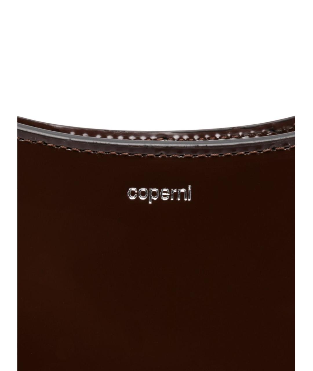 COPERNI Коричневая кожаная сумка через плечо, фото 4