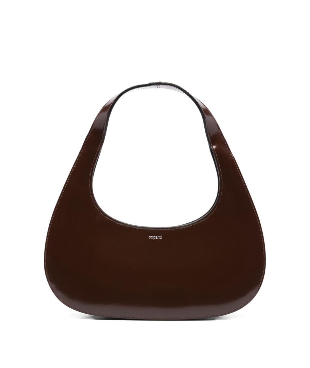 COPERNI Коричневая кожаная сумка через плечо, фото 1