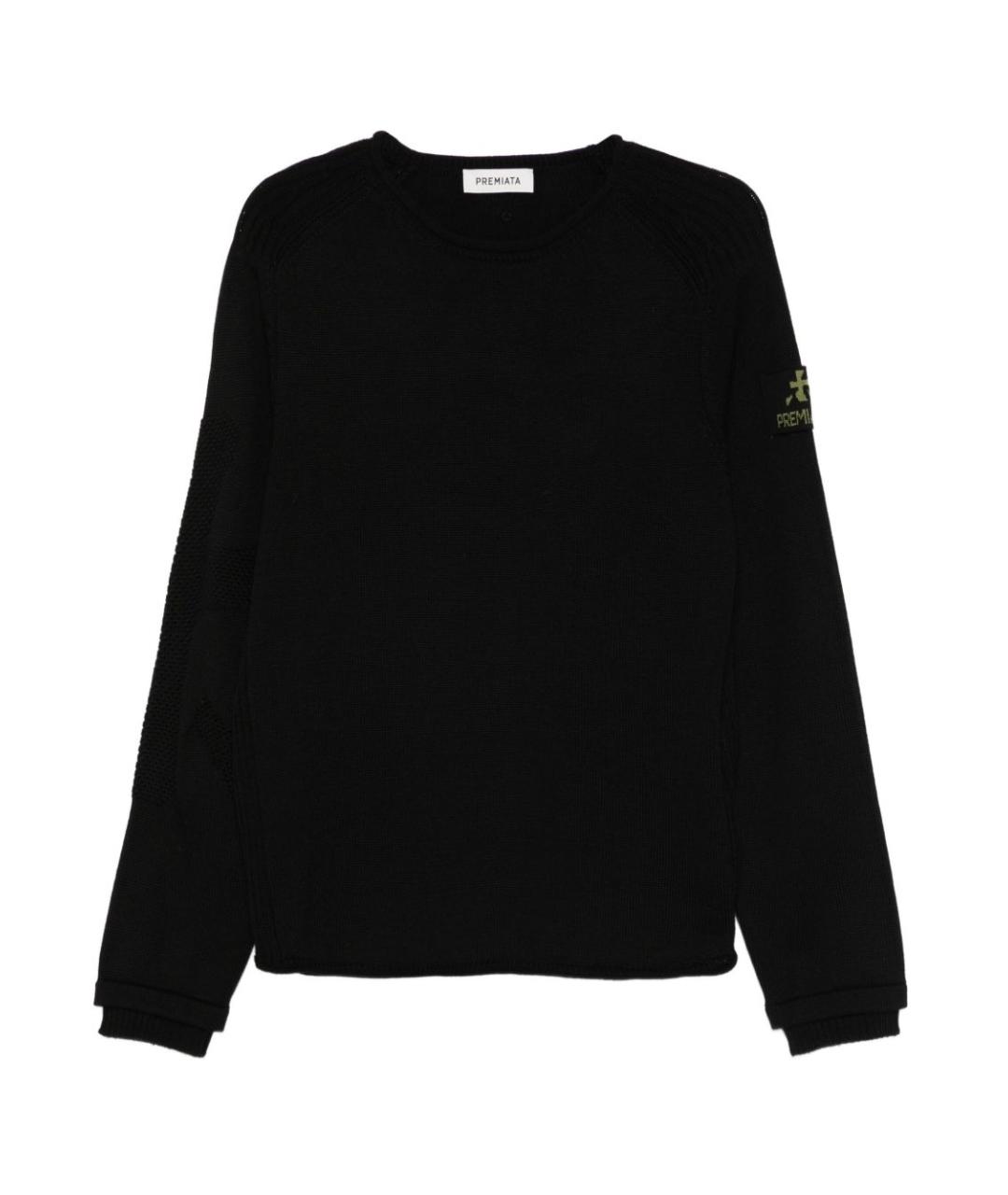 PREMIATA Черный шерстяной джемпер / свитер, фото 1