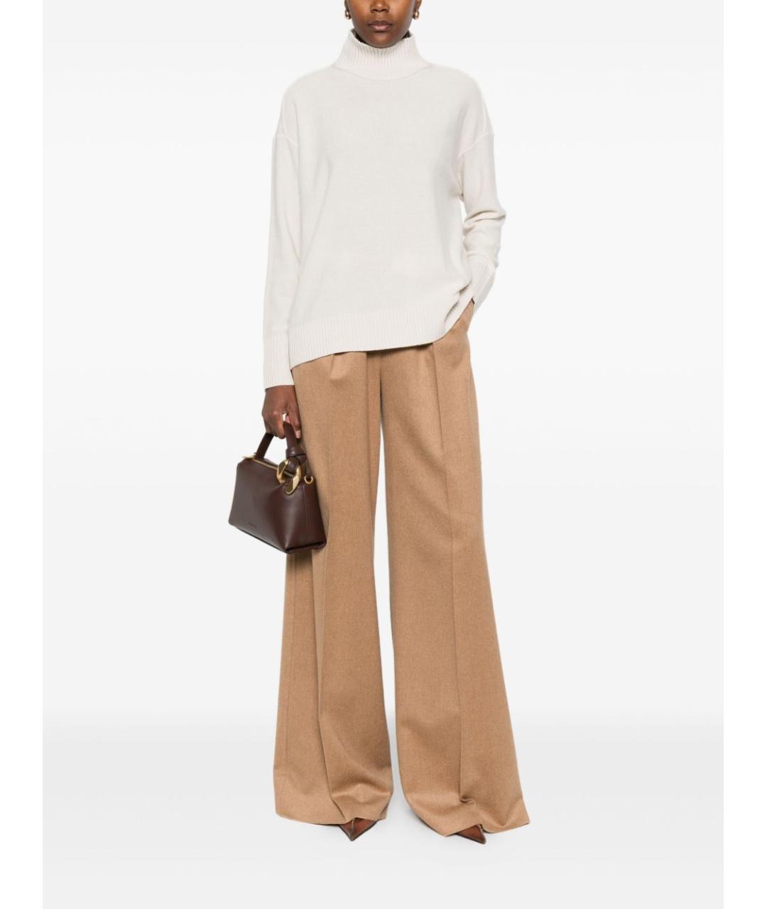 ANTONELLI FIRENZE Белый шерстяной джемпер / свитер, фото 4