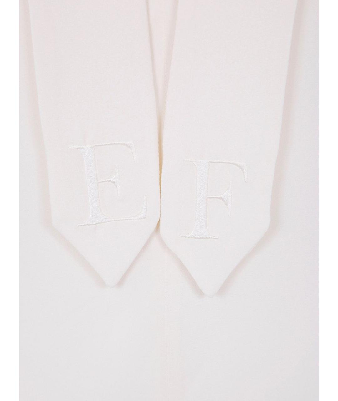 ELISABETTA FRANCHI Белая вискозная рубашка, фото 3