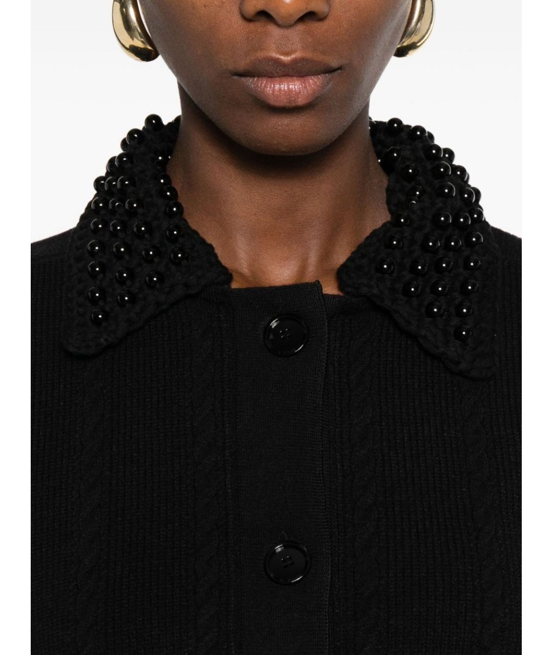 PINKO Черный шерстяной жакет/пиджак, фото 3