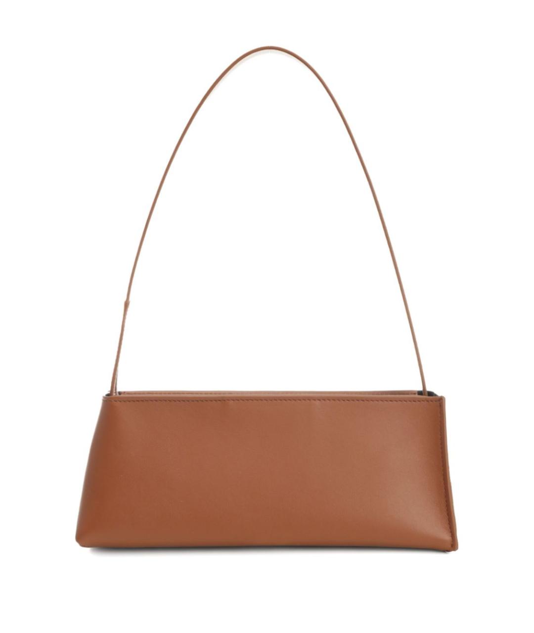 MARNI Коричневая кожаная сумка через плечо, фото 3
