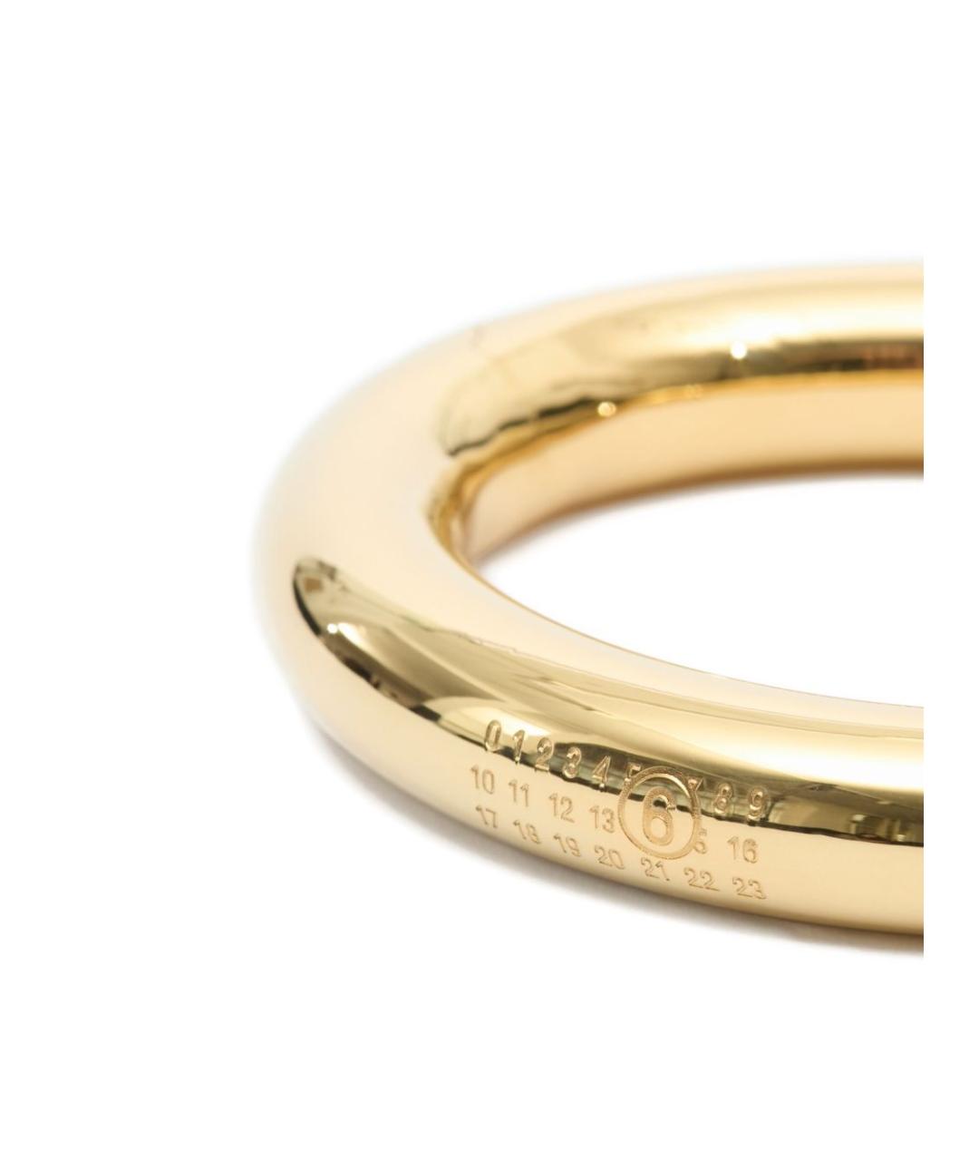 MM6 MAISON MARGIELA Золотой металлический браслет, фото 5