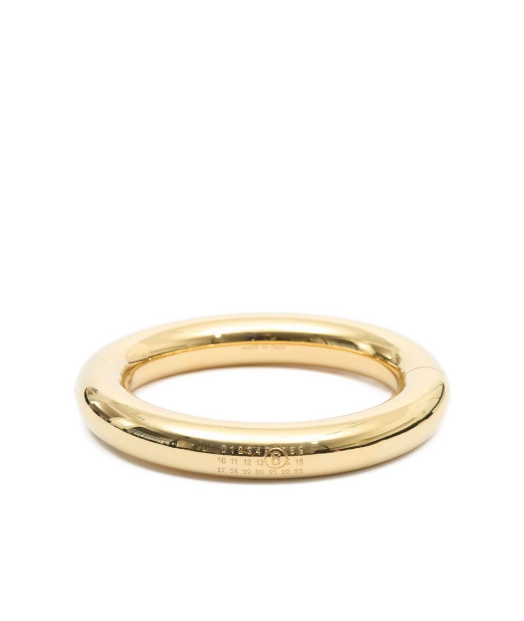 MM6 MAISON MARGIELA Золотой металлический браслет, фото 1