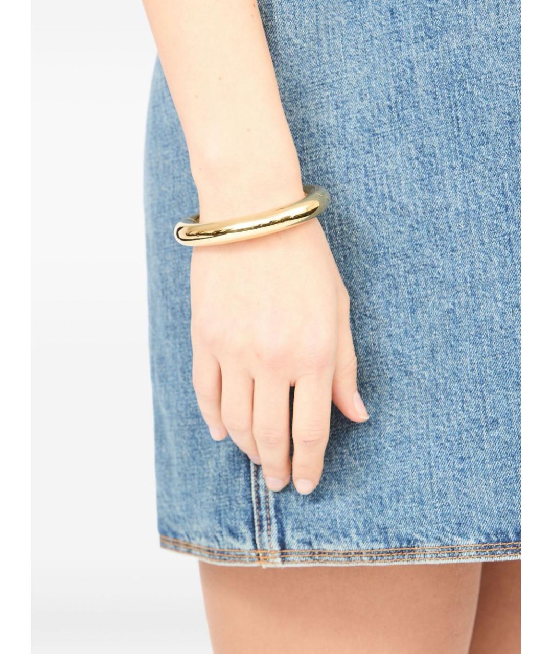 MM6 MAISON MARGIELA Золотой металлический браслет, фото 4