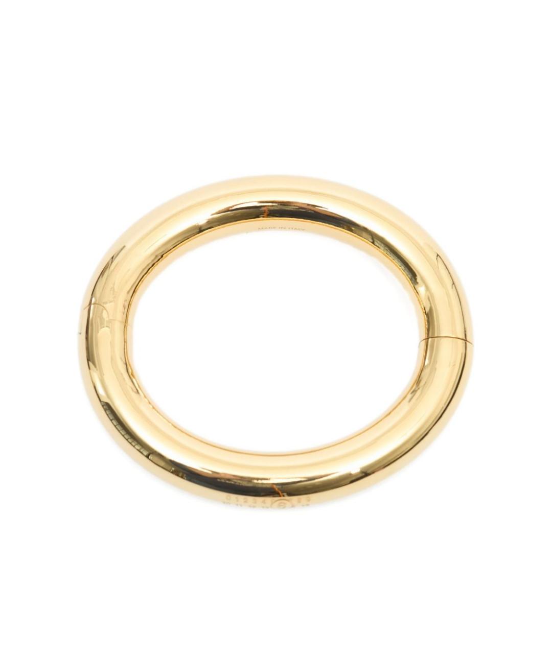 MM6 MAISON MARGIELA Золотой металлический браслет, фото 2