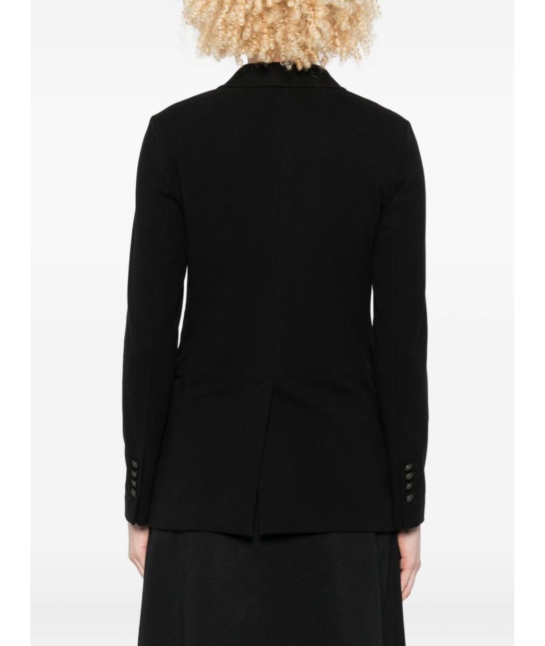 CIRCOLO 1901 Черный хлопковый жакет/пиджак, фото 2