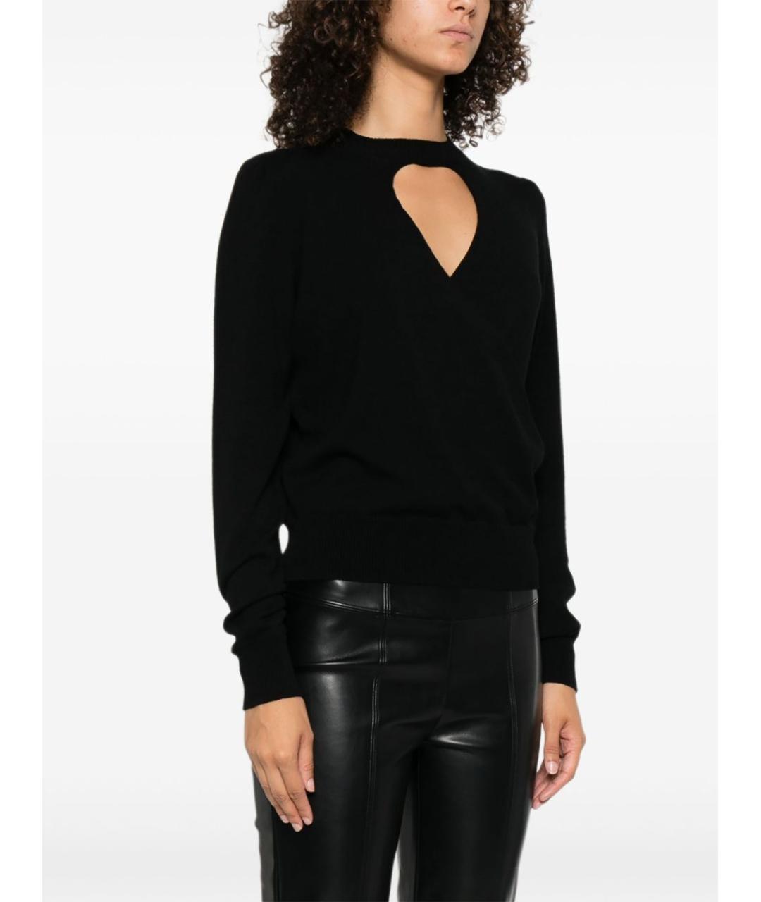 TWIN-SET Черный вискозный джемпер / свитер, фото 4