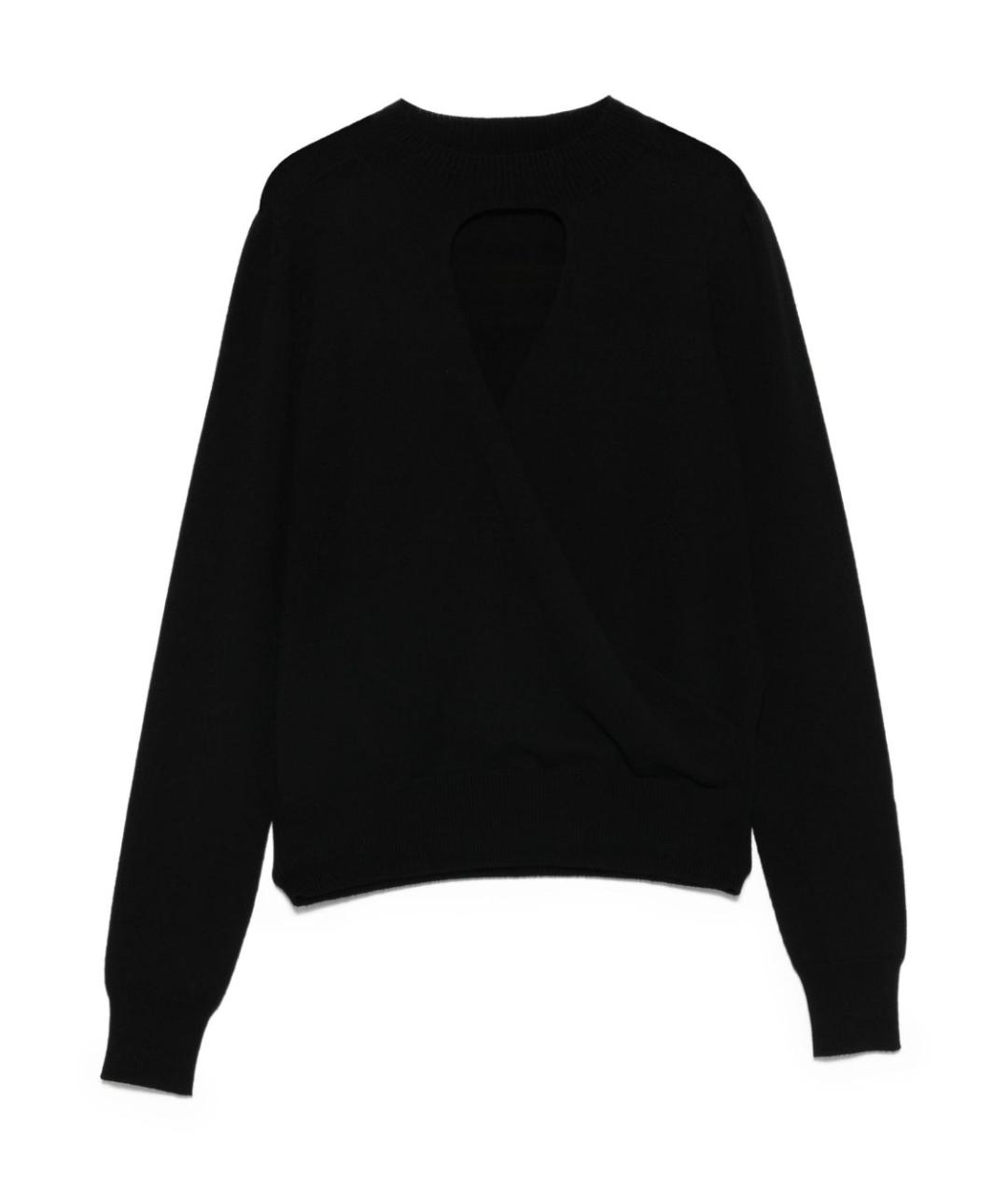 TWIN-SET Черный вискозный джемпер / свитер, фото 1