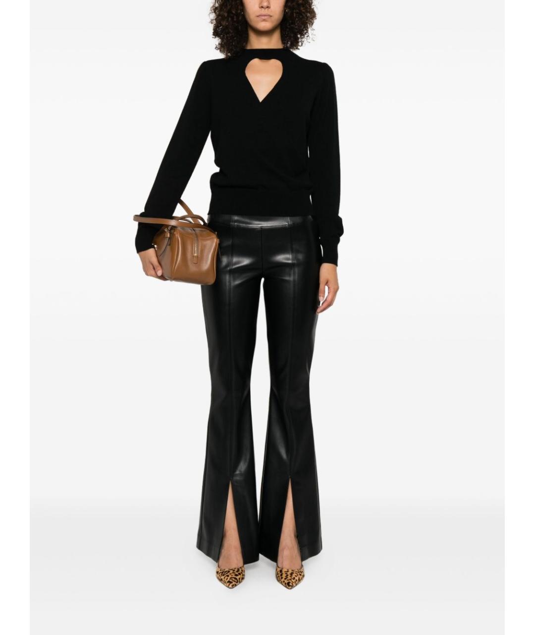 TWIN-SET Черный вискозный джемпер / свитер, фото 2