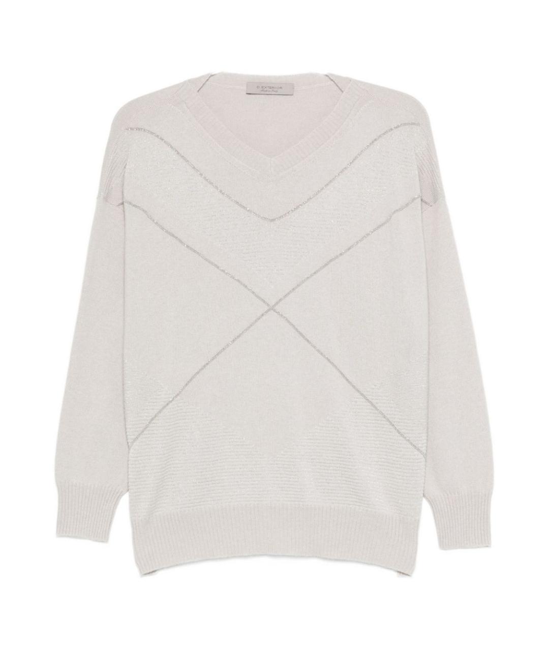 D.EXTERIOR Серый вискозный джемпер / свитер, фото 1