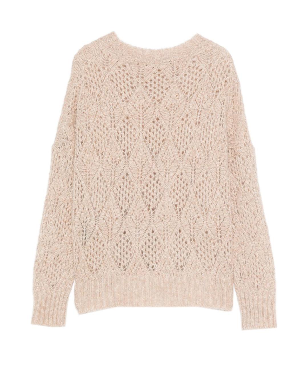 D.EXTERIOR Бежевый шерстяной джемпер / свитер, фото 3