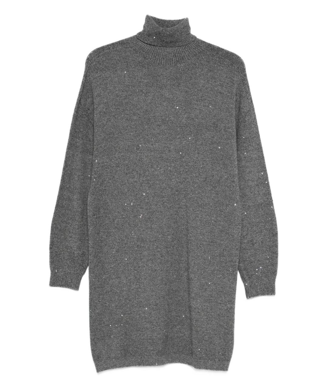 LIU JO Серое вискозное повседневное платье, фото 1