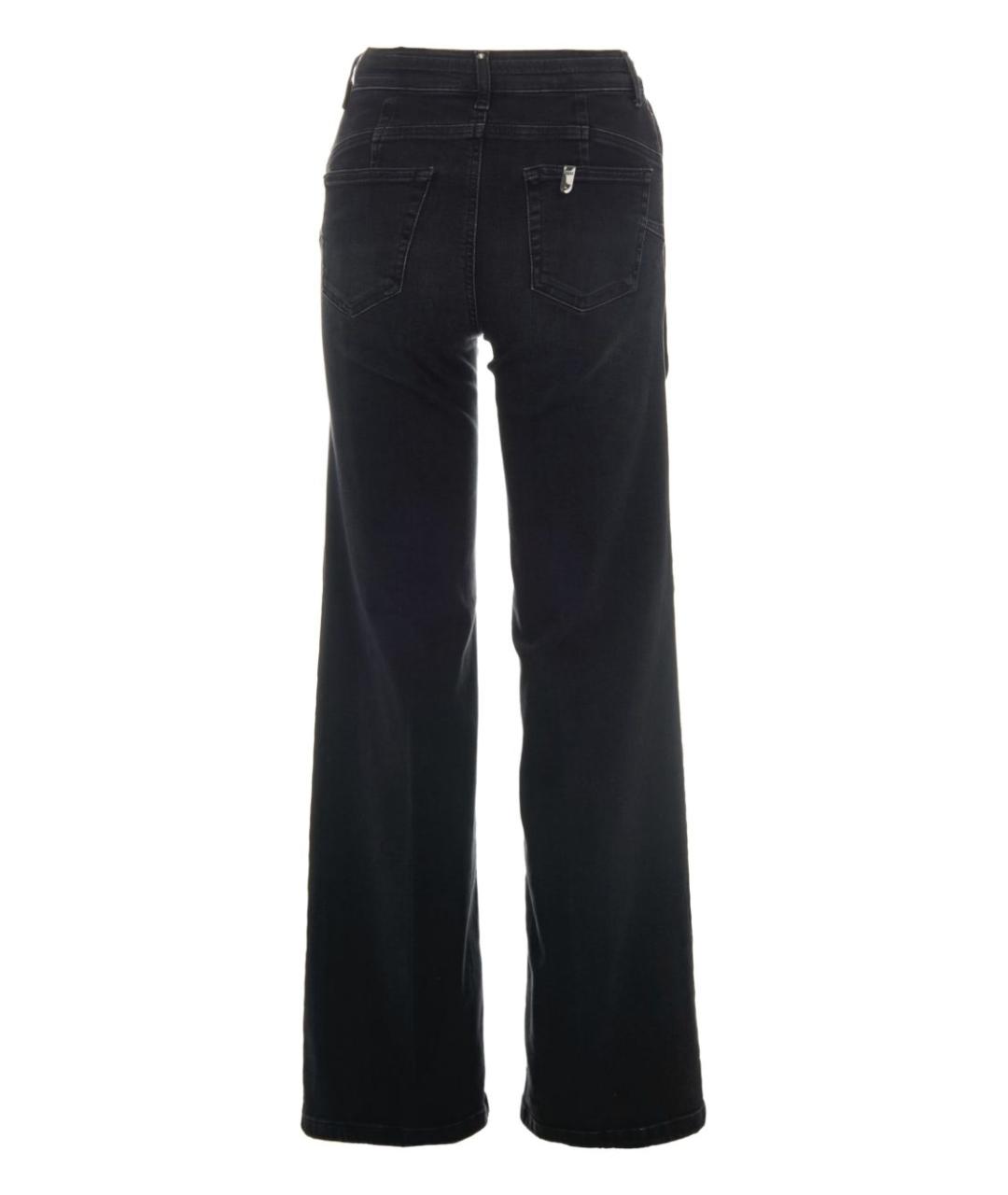 LIU JO Черные хлопковые прямые джинсы, фото 3