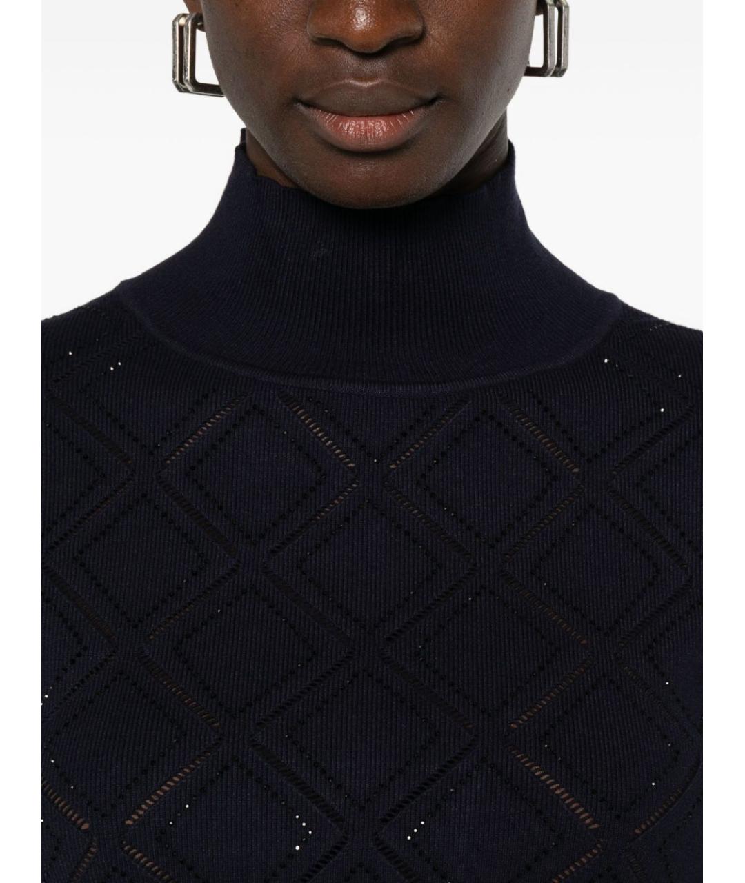 BLUGIRL Синий вискозный джемпер / свитер, фото 3