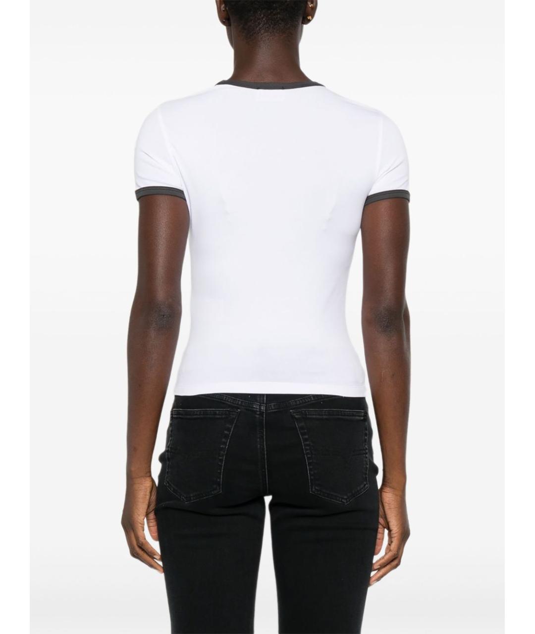 DIESEL Белая хлопковая футболка, фото 5