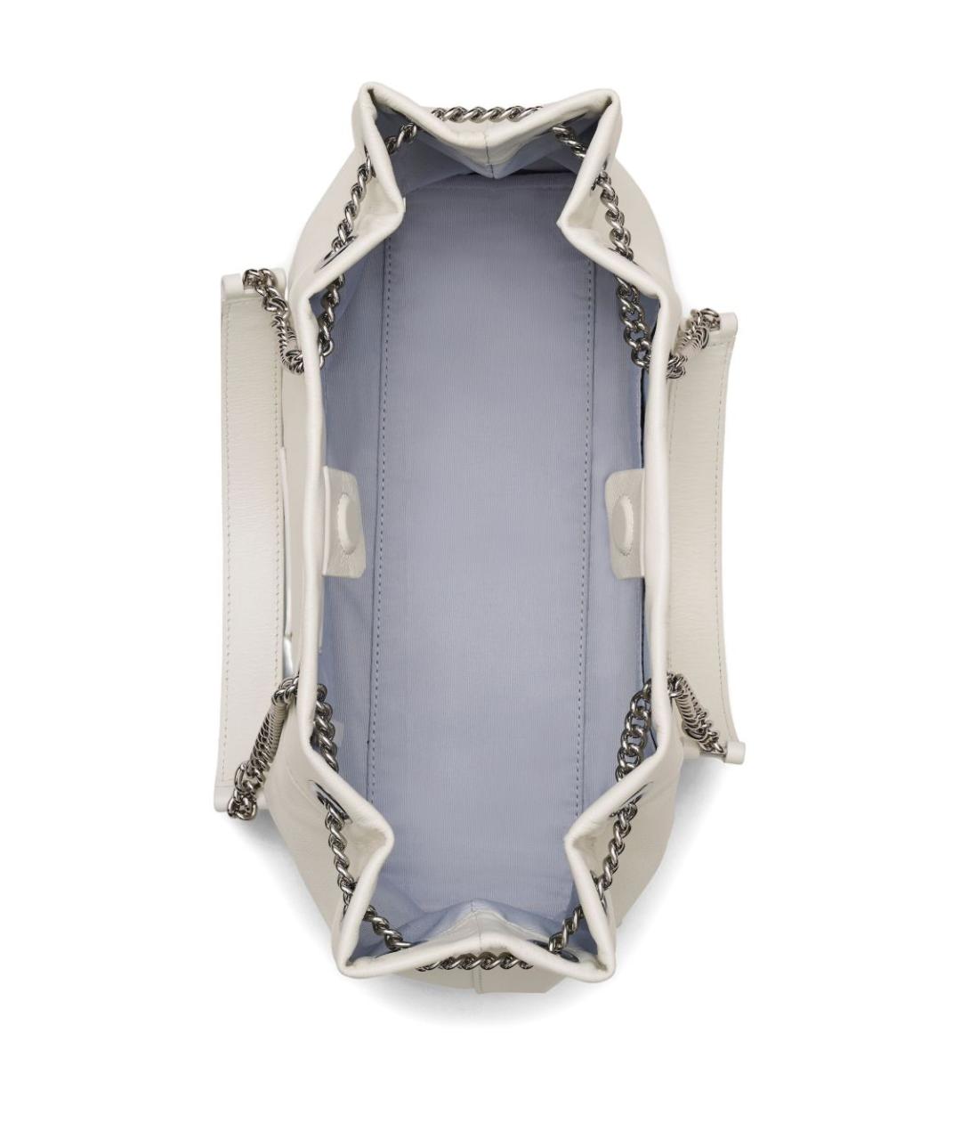 MARC JACOBS Белая кожаная сумка через плечо, фото 4