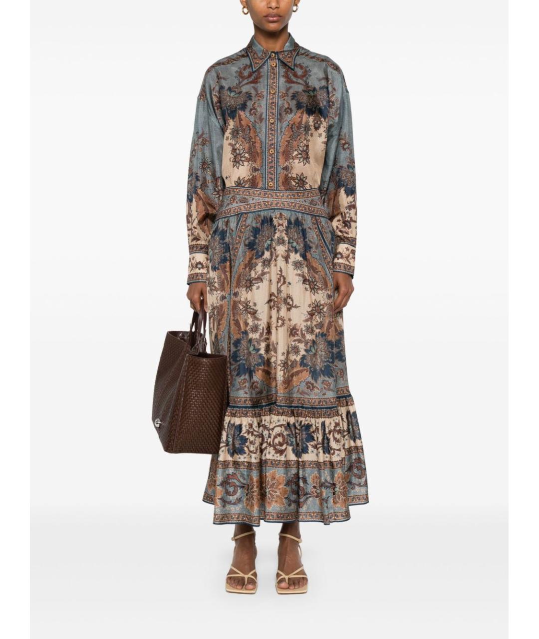 ZIMMERMANN Мульти юбка макси, фото 4