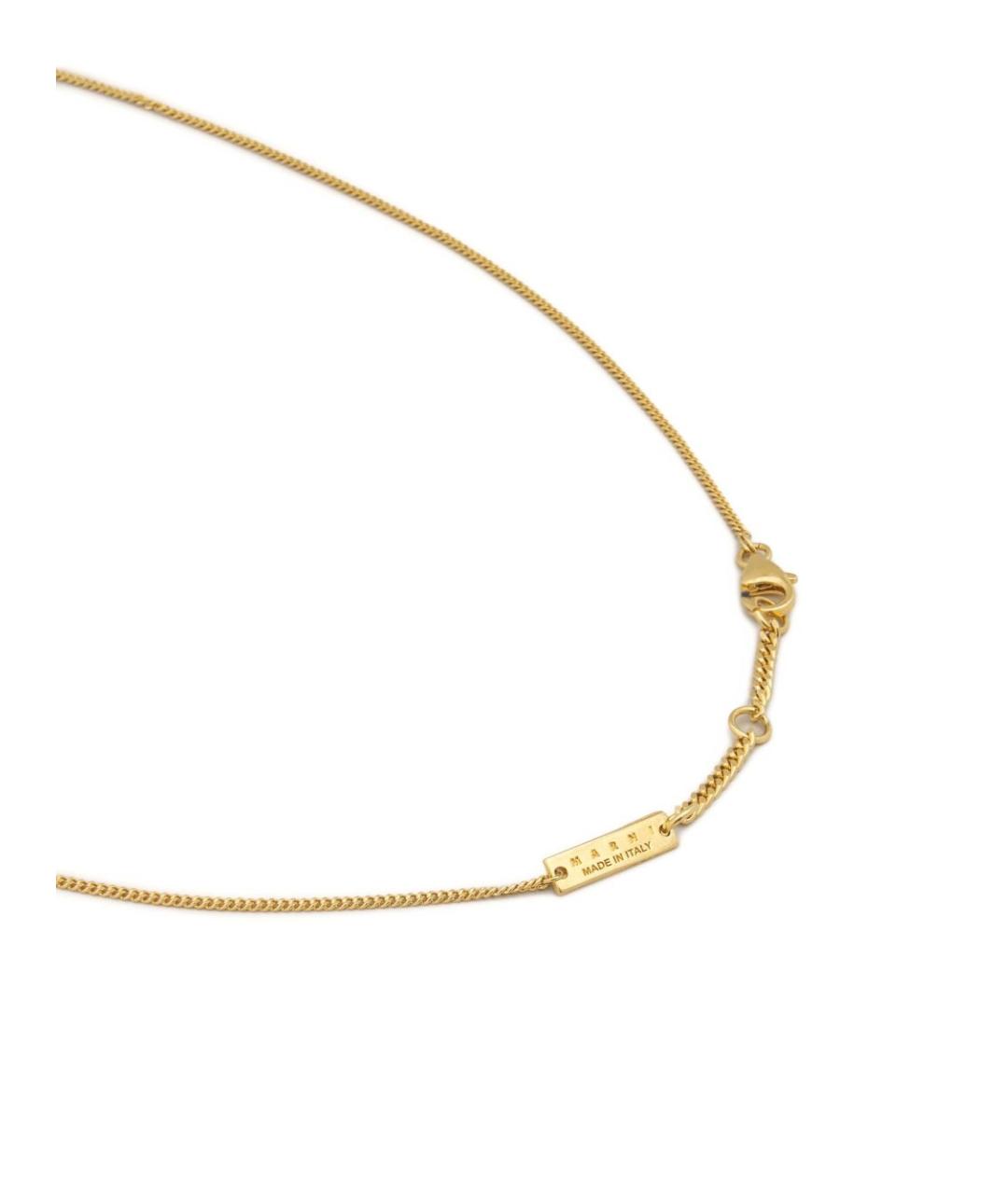 MARNI Золотая металлическая подвеска, фото 2