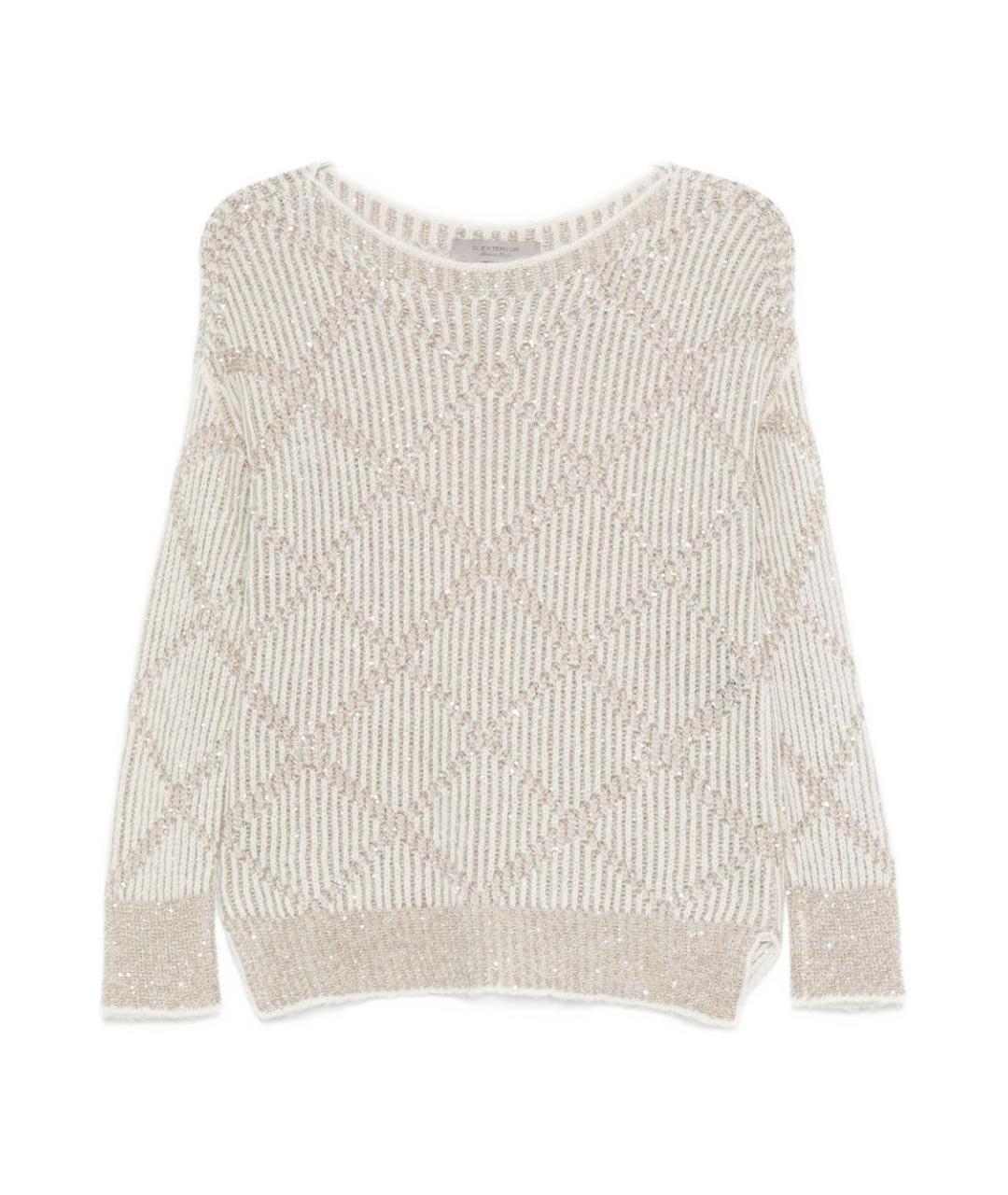 D.EXTERIOR Бежевый полиамидовый джемпер / свитер, фото 1