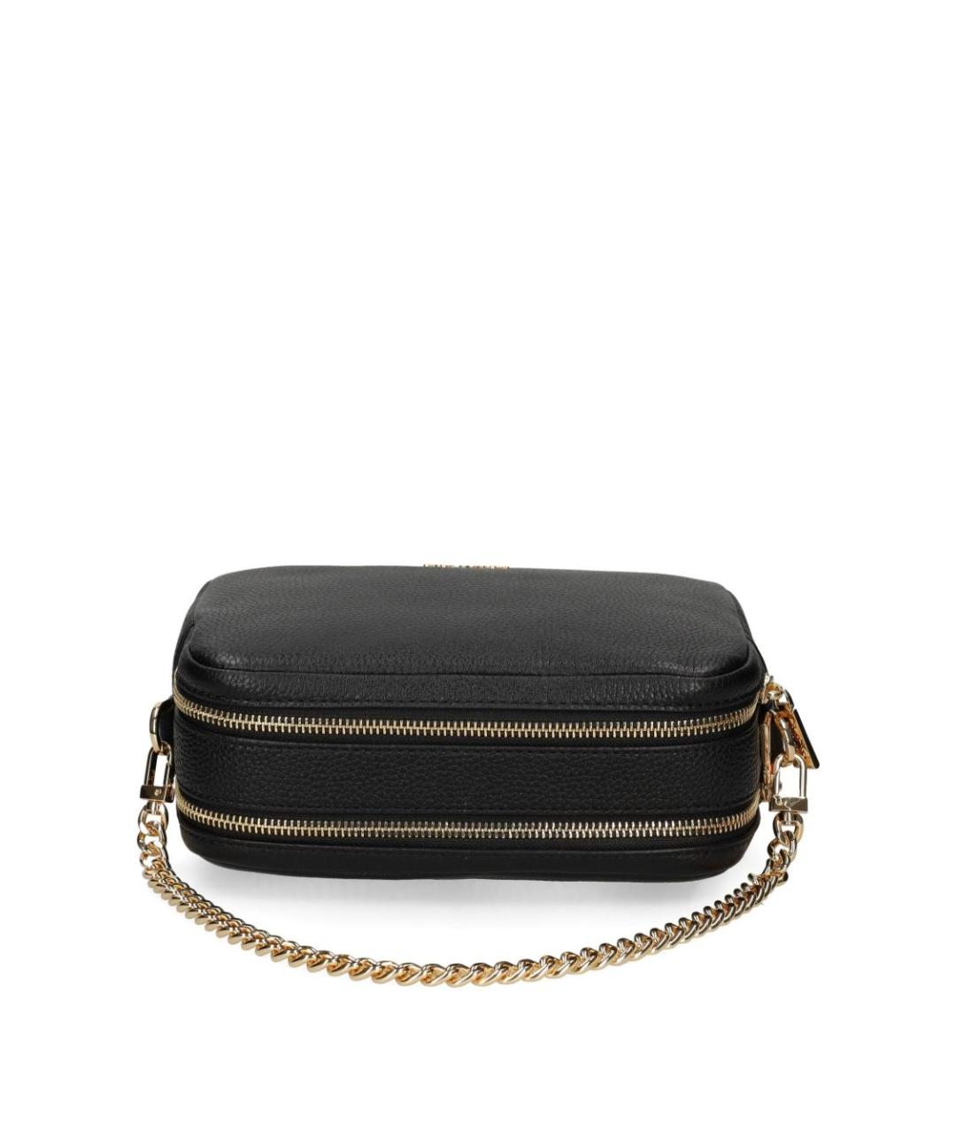 MICHAEL KORS Черная кожаная сумка с короткими ручками, фото 4