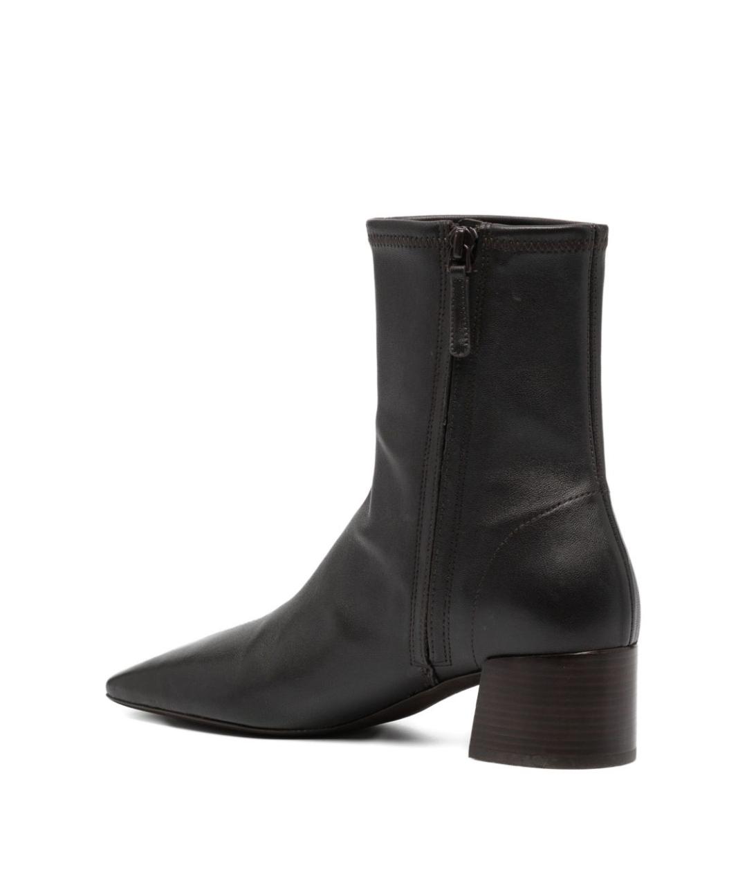 TORY BURCH Черные кожаные полусапоги, фото 3