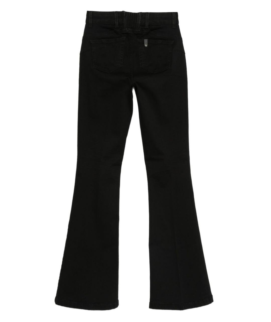 LIU JO Черные хлопковые джинсы клеш, фото 2