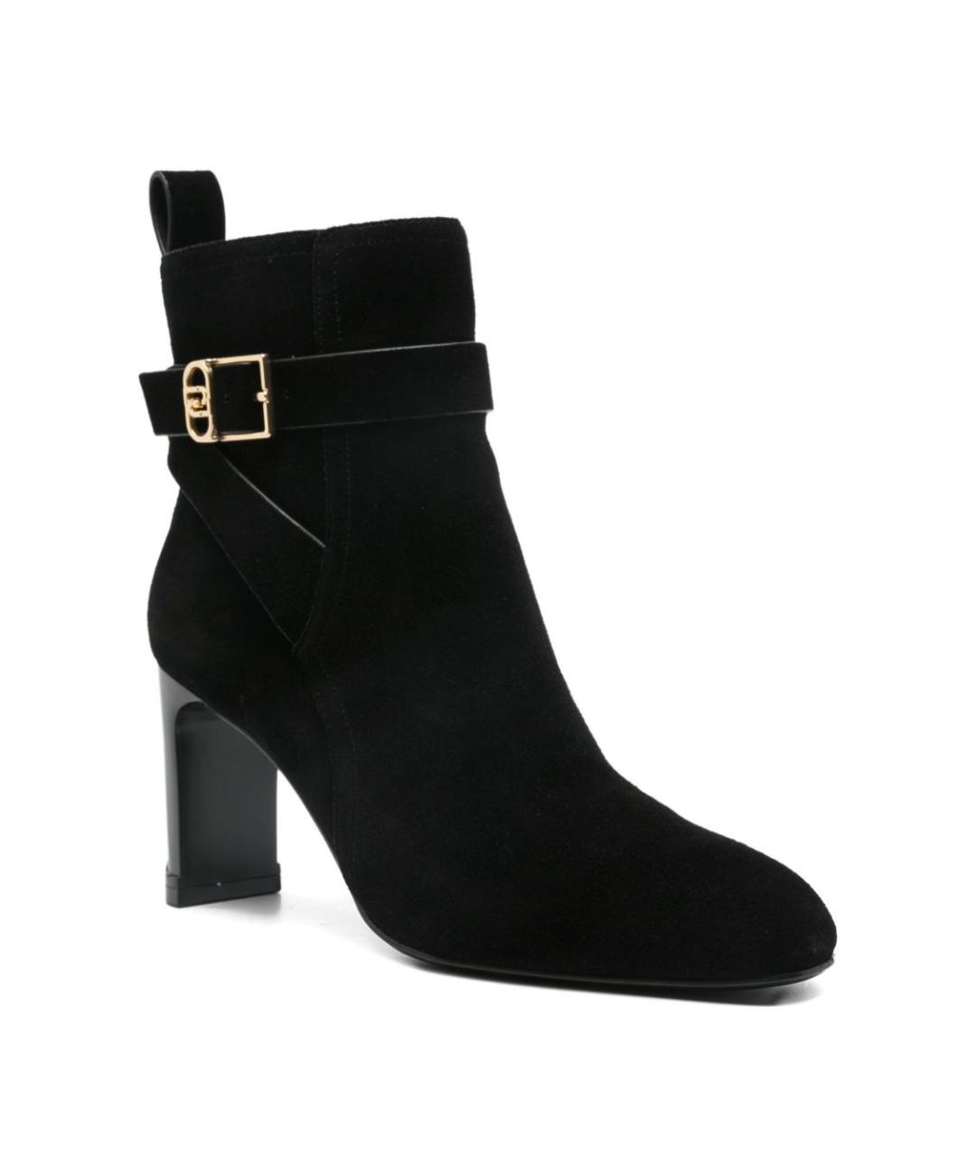 LIU JO Черные замшевые ботильоны, фото 4