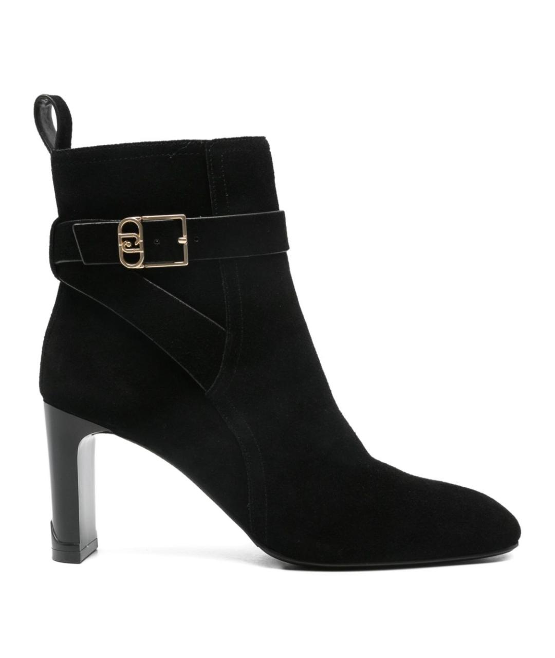 LIU JO Черные замшевые ботильоны, фото 1