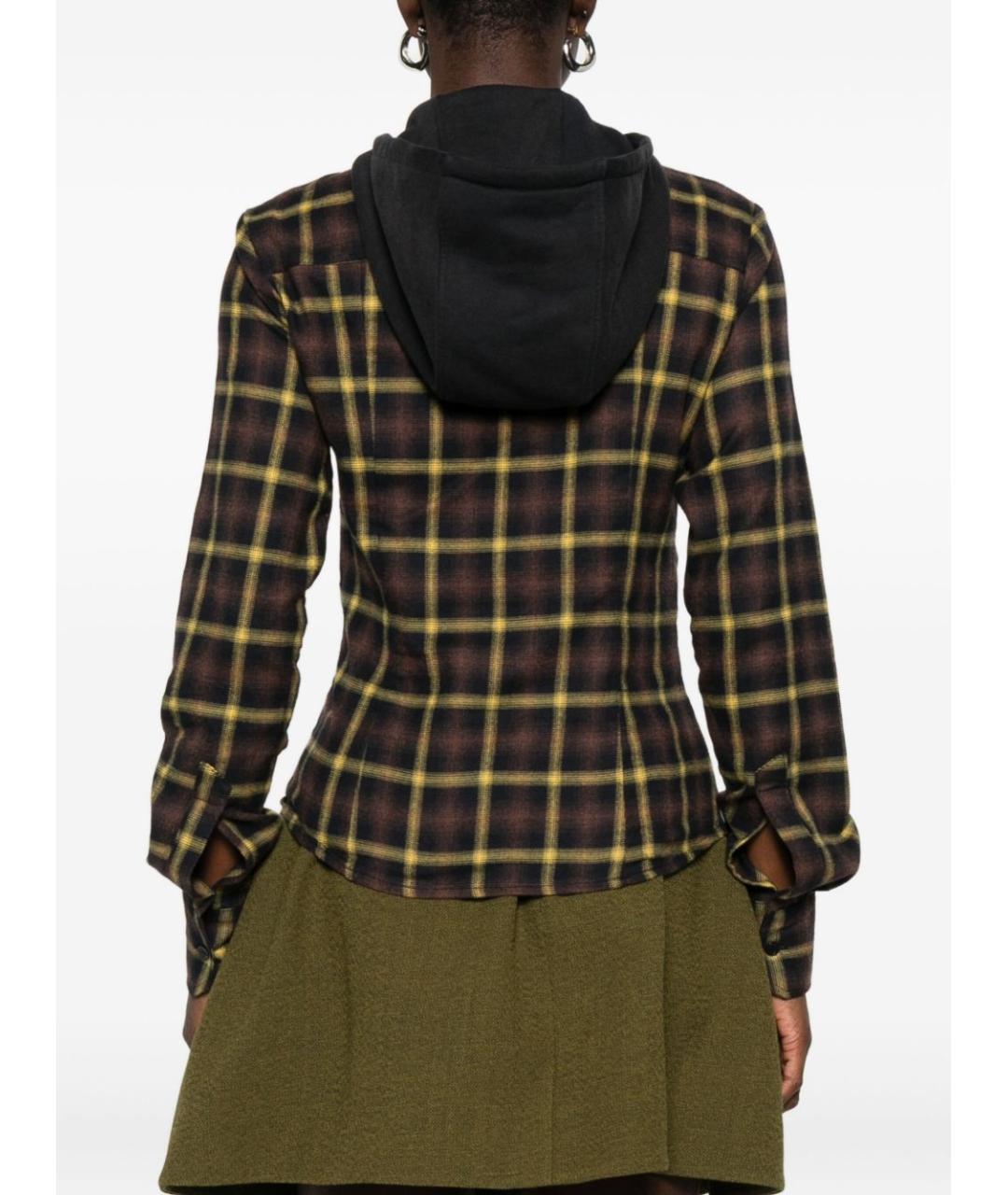 COPERNI Коричневая хлопковая рубашка, фото 5